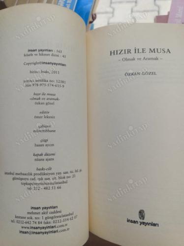 HIZIR İLE MUSA - Olmak Ve Aramak