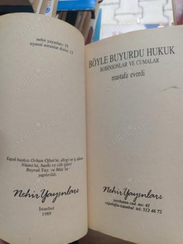 BÖYLE BUYURDU HUKUK Robinsonlar ve Cumalar