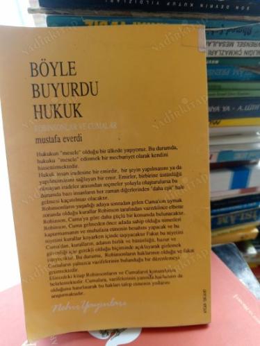 BÖYLE BUYURDU HUKUK Robinsonlar ve Cumalar