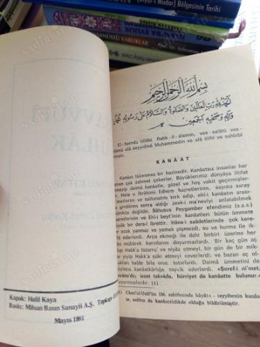 TASAVVUFİ AHLAK -3
