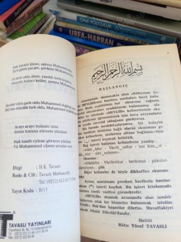 GÜNÜMÜZDE OKUNAN MEVLİD'İ ŞERİF