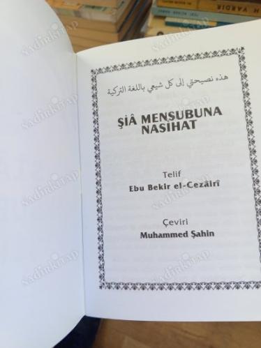 ŞİA MENSUBUNA NASİHAT - cep boy