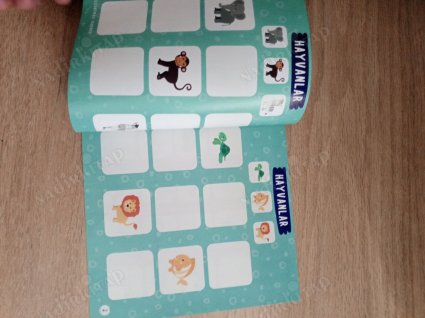 Çıkartmalı Sudoku (Çıkartmaları Eksiktir)