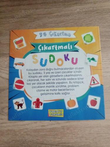 Çıkartmalı Sudoku (Çıkartmaları Eksiktir)