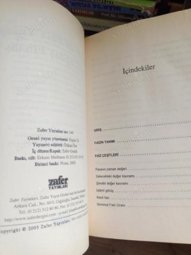 İslam'da Faiz Yasağı ve Çağdaş Finans