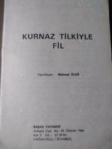 Kurnaz Tilki ile Fil