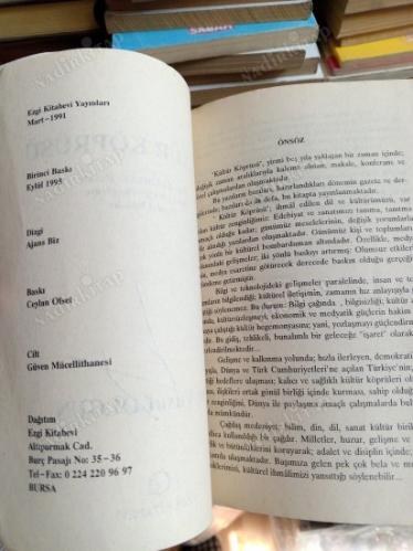 KÜLTÜR KÖPRÜSÜ (ŞİİR-EDEBİYAT-İNSAN-BARIŞ-SEVGİ-HOŞGÖRÜYE HİZMET EDENLER)