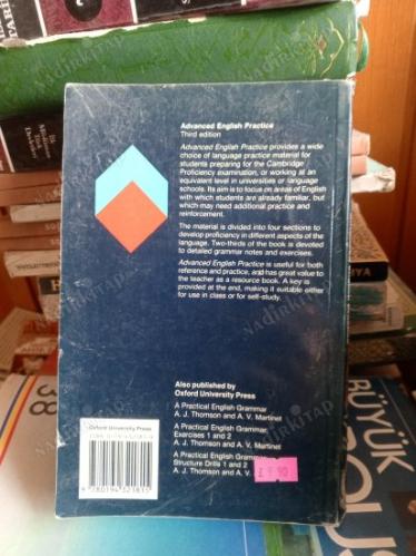 ADVANCED ENGLISH PRACTICE  Third Edition