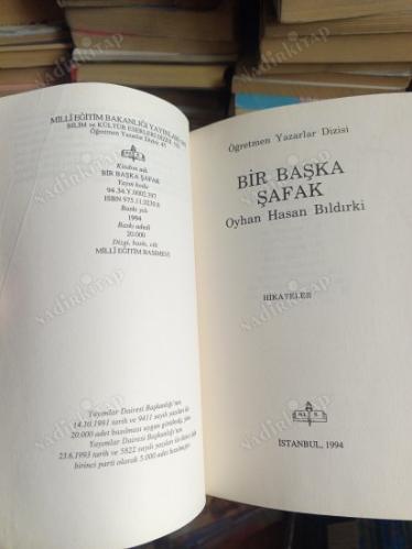 BİR BAŞKA ŞAFAK - ÖĞRETMEN YAZARLAR DİZİSİ