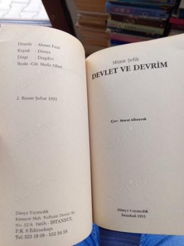 DEVLET VE DEVRİM