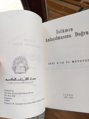 İslâmın Anlaşılmasına Doğru