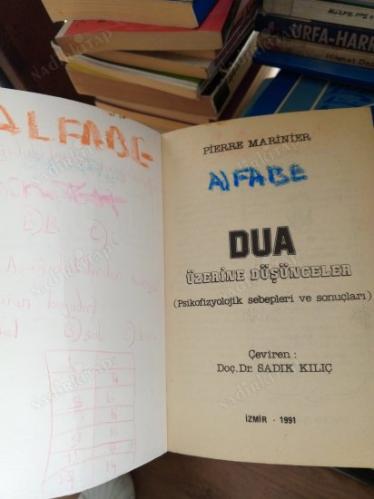DUA ÜZERİNE DÜŞÜNCELER