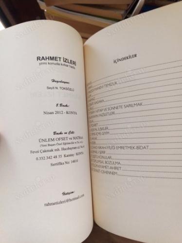 Rahmet İzleri Yirmi Konuda Kırkar Hadis
