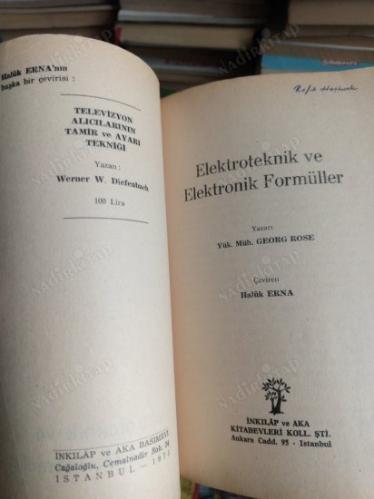 ELEKTROTEKNİK VE ELEKTRONİK FORMÜLLER