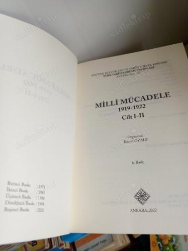 MİLLİ MÜCADELE 1919-1922 - I-II CİLT
