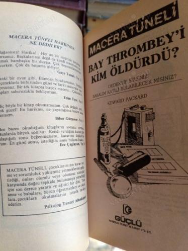 MACERA TÜNELİ - 5 - BAY THROMBEY'İ KİM ÖLDÜRDÜ