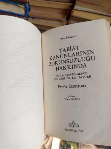 TABİAT KANUNLARININ ZORUNSUZLUĞU HAKKINDA