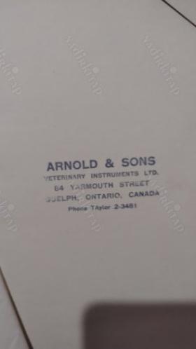 ARNOLD and SONS Veterinary Instruments Ltd.