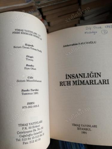 İNSANLIĞIN RUH MİMARLARI