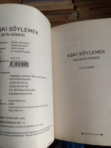Aşkı Söylemek Galib'in Hüneri