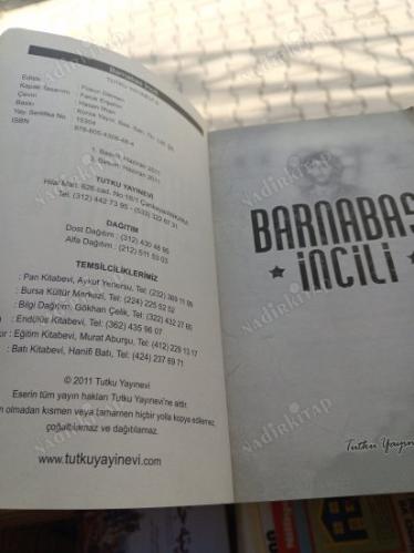 HRİSTİYANLIĞIN GİZLENEN KİTABI BARNABAS İNCİLİ