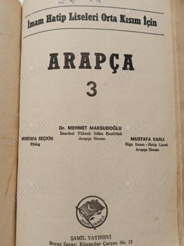 ARAPÇA DERSLER 5 kitap TEK CİLT HALİNDE