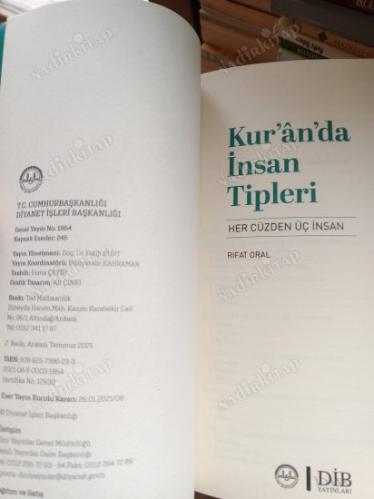 Kur'an'da İnsan Tipleri - Her Cüzden Üç İnsan