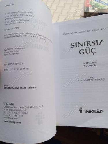 Sınırsız Güç -Kişisel Başarıda Zirveye Ulaşmanın Yolu