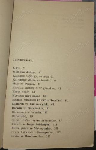 YARATILIŞ VE EVRİM TEORİLERİ