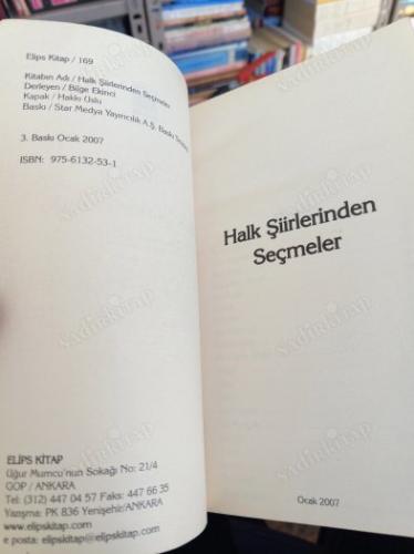HALK ŞİİRİNDEN SEÇMELER (MEB 100 Temel Eser)