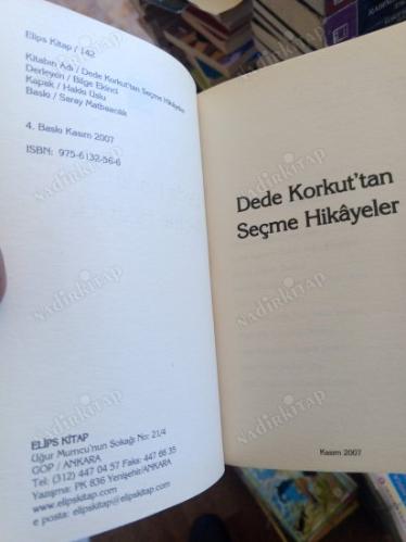 DEDE KORKUT'TAN SEÇME HİKAYELER