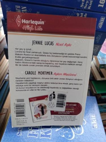 HARLEQUIN BEYAZ DİZİ HİGH LİFE - 2 ROMAN - NOEL AŞKI -AŞKIN MUCİZESİ