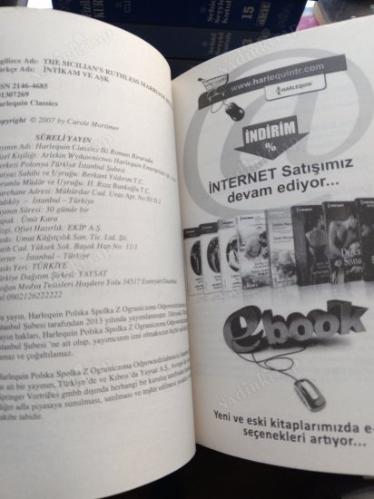 İntikam ve Aşk - Geçmişin İzini Sürerken ( Harleguin Classics No: 25 ) 2 Roman Bir Arada / Beyaz Dizi