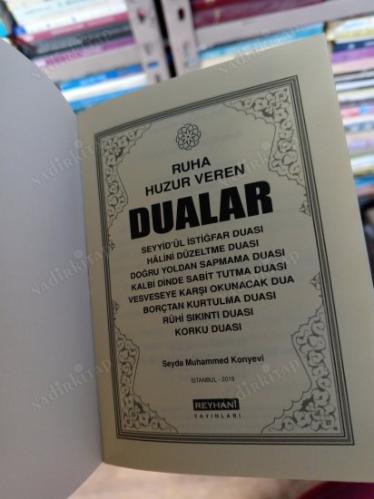 Ruha Huzur Veren Dualar (Cep Boy)