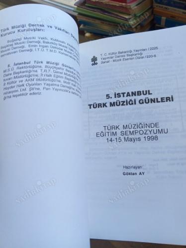 5.İSTANBUL TÜRK MÜZİĞİ GÜNLERİ TÜRK MÜZİĞİNDE EĞİTİM SEMPOZYUMU