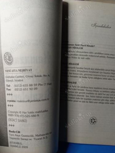 Risale-i Nur Külliyatından RAMAZAN İKTİSAT - ŞÜKÜR RİSALELERİ