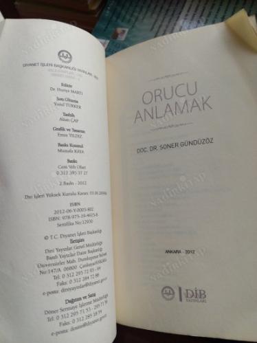ORUCU ANLAMAK