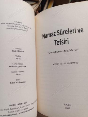 Çocuklar İçin Namaz Sureleri ve Tefsiri
