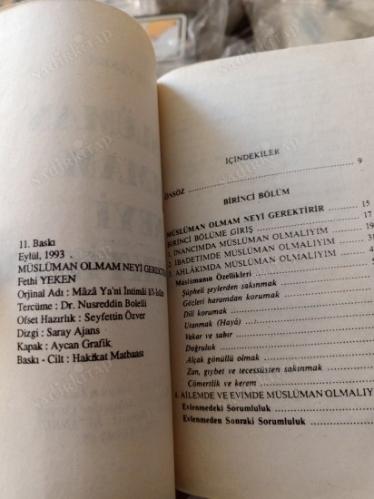 MÜSLÜMAN OLMAM NEYİ GEREKTİRİR