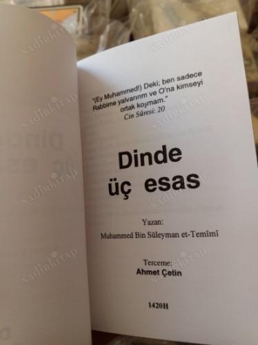 DİNDE ÜÇ ESAS