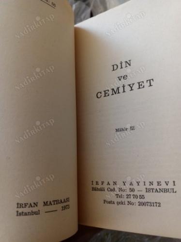 DİN VE CEMİYET