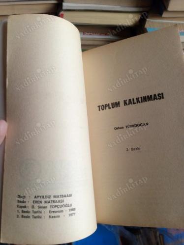 TOPLUM KALKINMASI