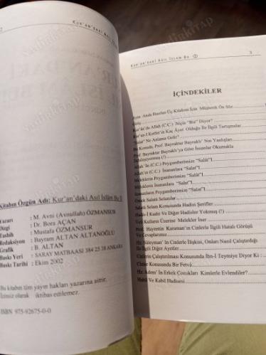 KUR'AN'DAKİ ASIL İSLAM BU - NURDAN DAMLALAR SERİSİ - 5 - İKİNCİ KİTAP YAŞAR NURİ ÖZTÜRK'E CEVAP