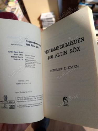 PEYGAMBERİMİZDEN 400 ALTIN SÖZ (CEP BOY )