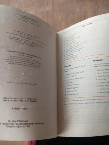 ANADOLU ÜNİVERSİTESİ AÇIKÖĞRETİM FAKÜLTESİ ENGLISH 1 ÜNİTE-1-15