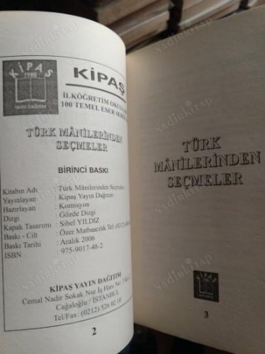 TÜRK MANİLERİNDEN SEÇMELER