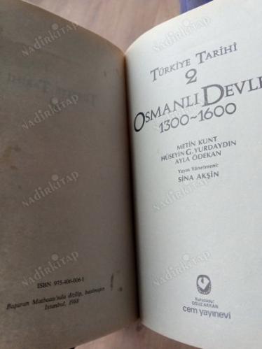 Türkiye Tarihi 2 Osmanlı Devleti 1300 1600