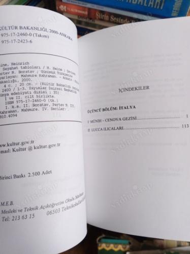 SEYAHAT TABLOLARI 3.CİLT