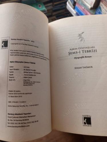 AŞKIN GÖZYAŞLARI 1 - TEBRİZLİ ŞEMS