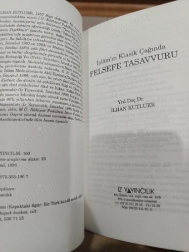 İSLAM'IN KLASİK ÇAĞINDA FELSEFE TASAVVURU